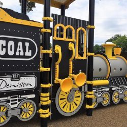playground train in park