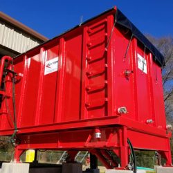 tarped container